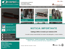 Tablet Screenshot of coraci.es